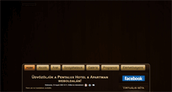 Desktop Screenshot of pentalux.hu
