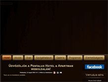 Tablet Screenshot of pentalux.hu
